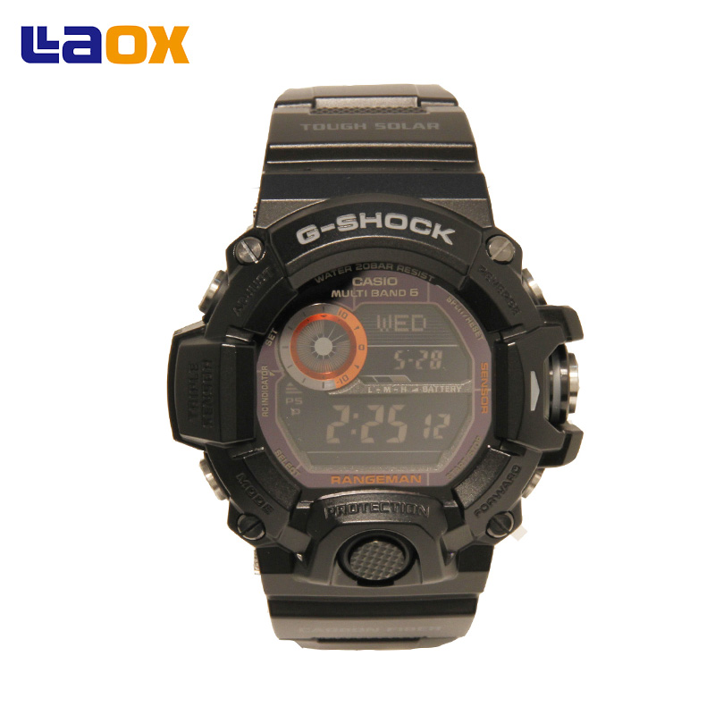 卡西欧CASIO G-SHOCK系列GW9400BJ-1JF太阳能六局电波登山表 黑色