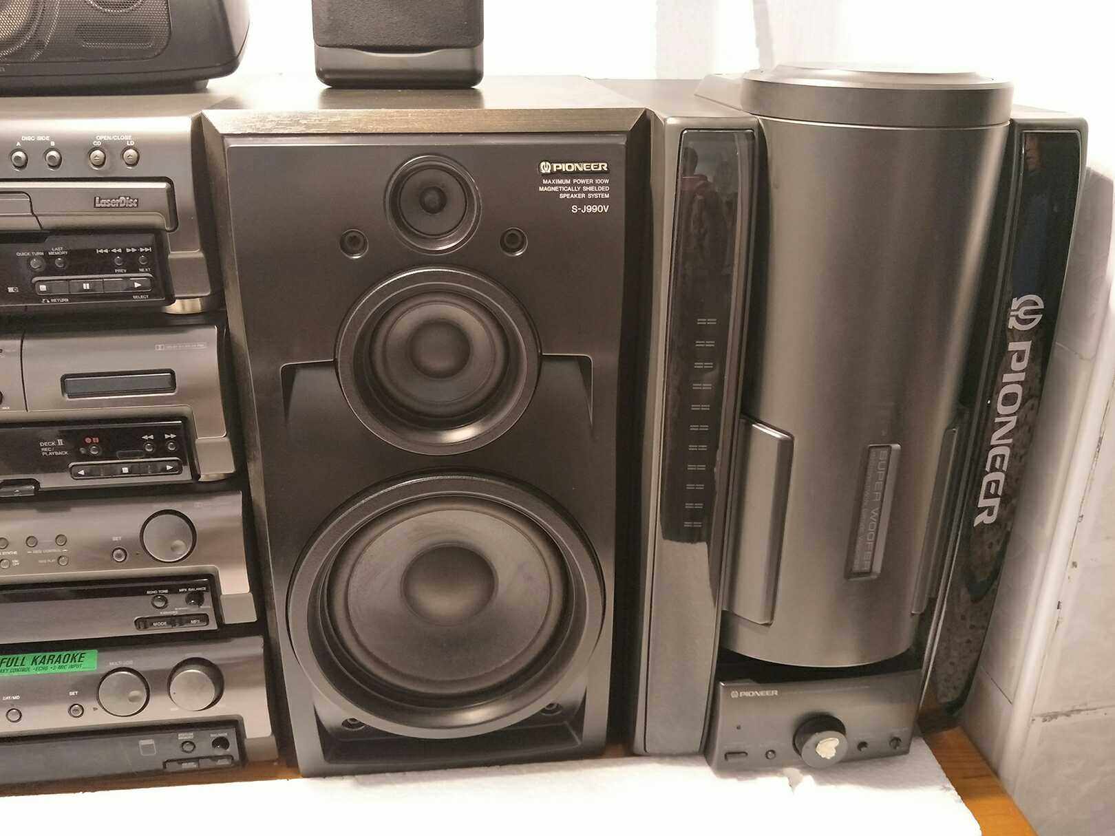 pioneer magnetic shielded speaker system