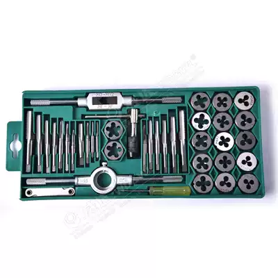 Weida metric screw tapping die set tool set tool set manual threaded screw tapping combination hinge machine hand round head tooth
