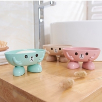 Baby cartoon small soap box Baby children cute soap box Drain European toilet soap dish