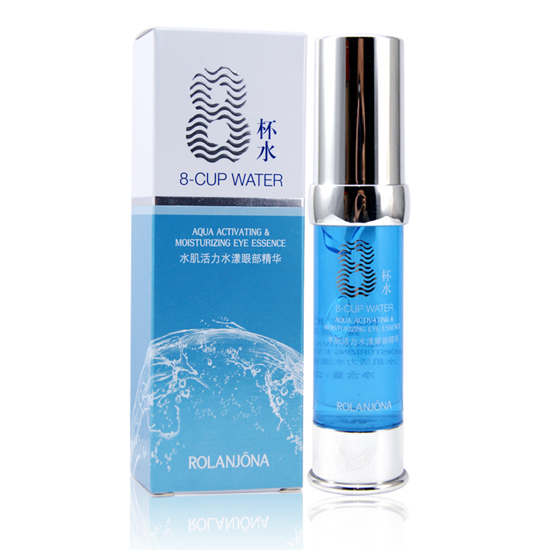 包邮露兰姬娜8杯水水肌活力水漾眼部精华液霜20ml抗皱眼霜细纹保