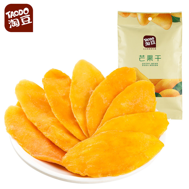 【天猫超市】淘豆芒果干108g 蜜饯果干果脯休闲零食小吃