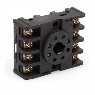 Relay base rail-type base PF083A 8 holes