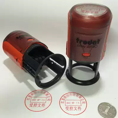 Zhuoda Xinli Oriental Figure adjustable date chapter production name automatic oil IQC PASS flip bucket back Ink Printing