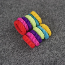 Color Hairband Soft Towel Ring Childrens Stretch Elastic Towel Ring 6 Color 6 Pair