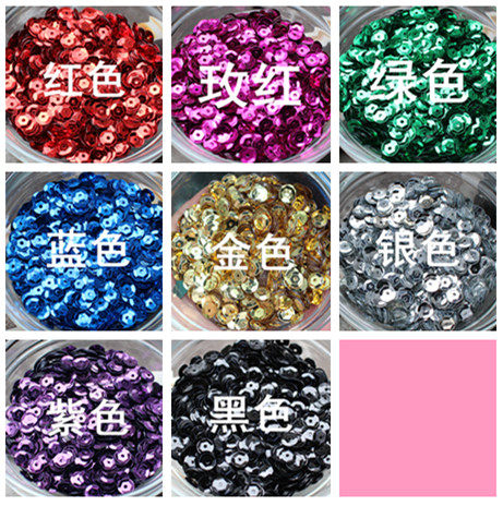 6mm recessed sheet 30 gr up for sequin sequoia Pearl Sheet Clothing Wedding Dress accessories Dance suit Belly Leather Dance Accessories