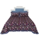 Hàn Quốc flannel ba mảnh giường bìa dày ấm áp mùa đông bông thảm vải nhung san hô chăn bông - Trải giường ga trải giường 2mx2m2 Trải giường
