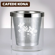 CAFEDE KONA bột lọc cà phê bột lọc cốc thô inox lưới rò rỉ phụ kiện thiết bị