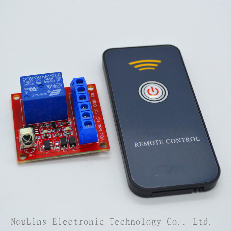 24V manual switch 1-way infrared remote control switch integrated module infrared remote control module infrared controller