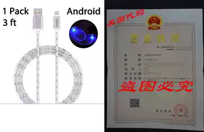 Micro USB CableZtent 3ft Led Premium Cords High Speed USB