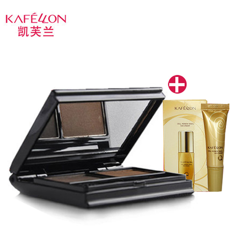 凯芙兰眉粉 美眉造型眉粉正品防水防汗不晕染眉笔眉粉刷彩妆包邮