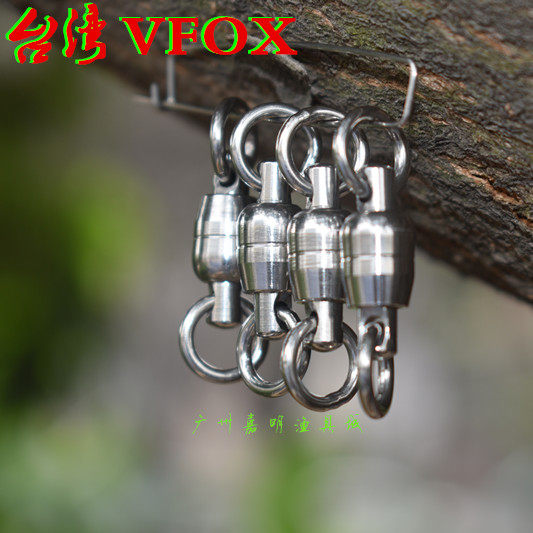 Taiwan VFOX bearing swivel sub-connector high-speed 8-word ring sea fishing boat fishing strong stainless steel swivel