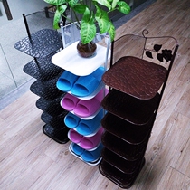 European style iron six-story simple shoe rack multi-layer creative dormitory shoe cabinet storage shelf special price modern simple