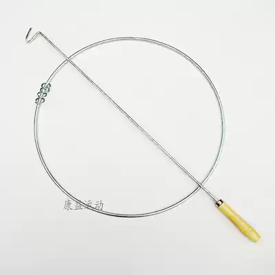 Children's nostalgic toys hoop iron ring hoop with a thick 38cm diameter solid push iron ring