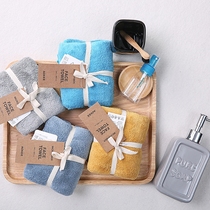 Super absorbent towel AOKEE men George series solid color adult face towel dry hair towel couple face towel