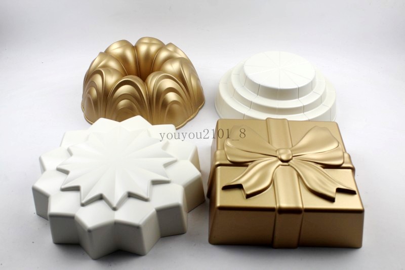 Export original single 8 inch hollow chiffon cyclone cake bread dessert oven baked non-stick mold