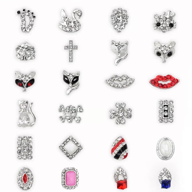 KaSi美甲手机DIY钻饰品水钻 甲油胶假指甲贴钻合金美甲钻97-120款