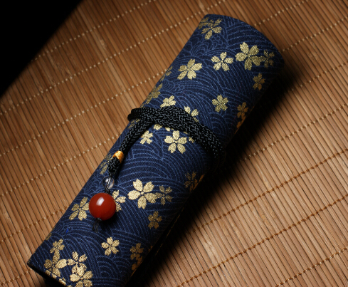 Yilong hand hand - made pen bag pen pen - pen bag cherry blossom 3 1 new products Yilong handmade