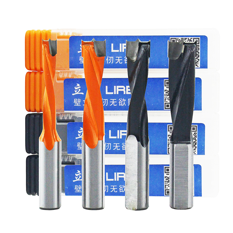 Lixin boutique CNC row drilling cemented carbide woodworking row drilling machine hole opener 3-15×70L) R positive and negative drilling