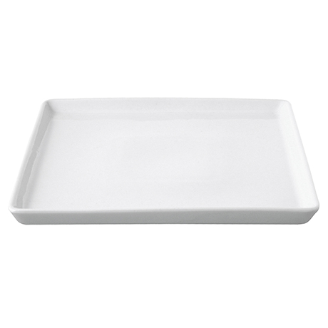 无印良品MUJI 白瓷正方形盘