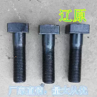 8 Level 8 square head platen bolt T-bolt M27 M30 yard screw square head bolt factory direct sales