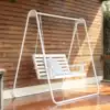 Swing chair Indoor adult outdoor solid wood Children swing rocking chair Courtyard balcony Leisure couple cradle chair