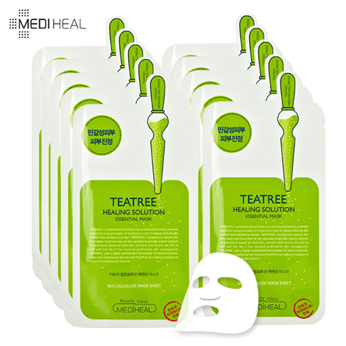 韩国正品 Clinie/可莱丝 茶树油精华修护面膜 控油补水 10片装