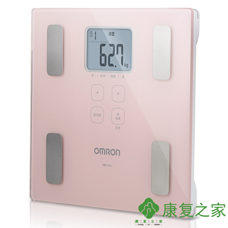 欧姆龙体脂仪 HBF-214脂肪测量仪 脂肪秤智能体脂秤电子体重秤