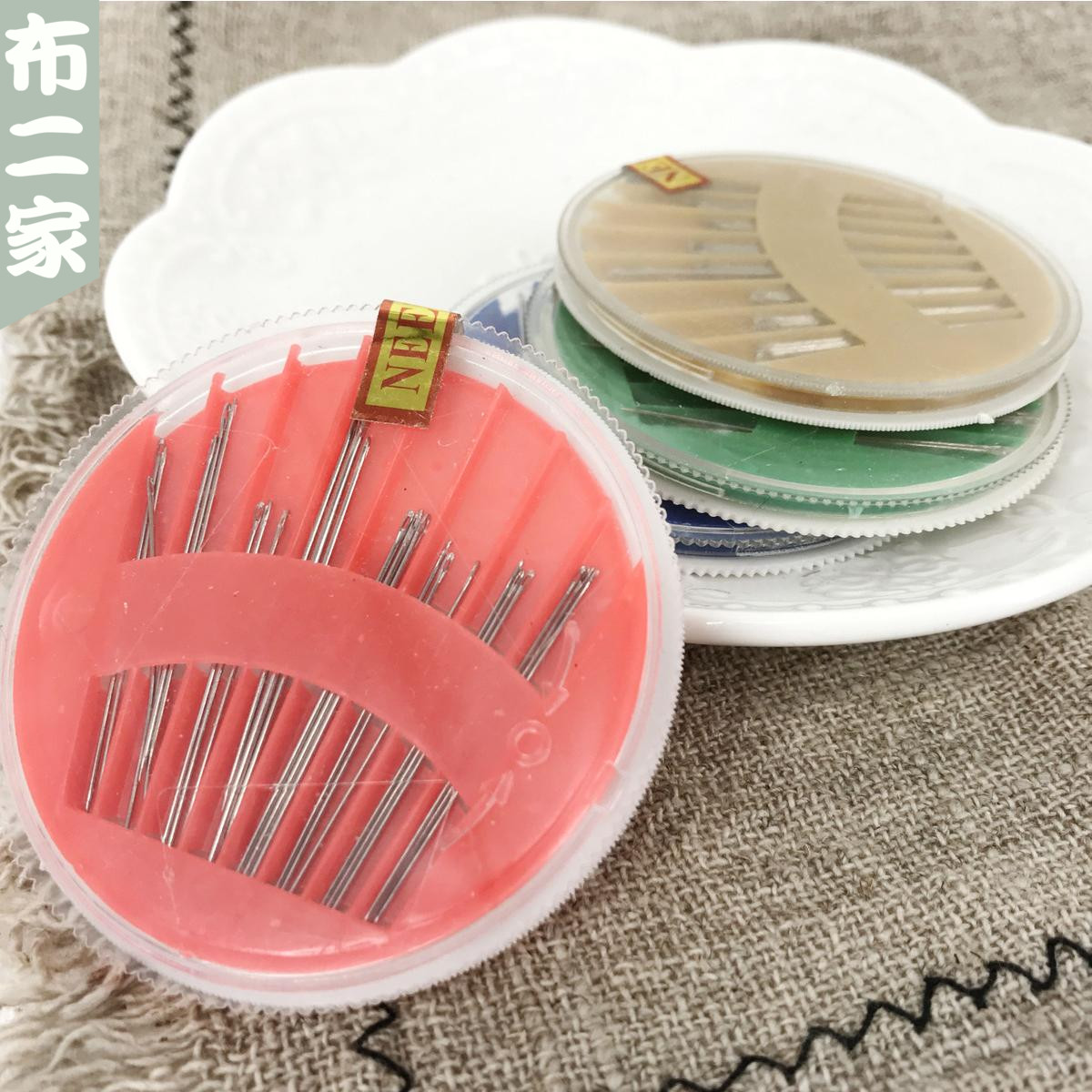 Household needlework Old-fashioned sewing thread needle disc hand-sewn knitting repair tool Iron needle needle box small special fine