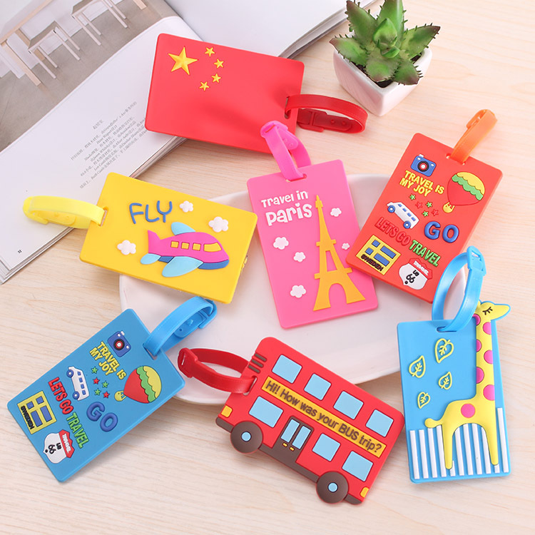 New travel luggage luggage tag Travel label card Luggage check-in identification tag Travel luggage tag