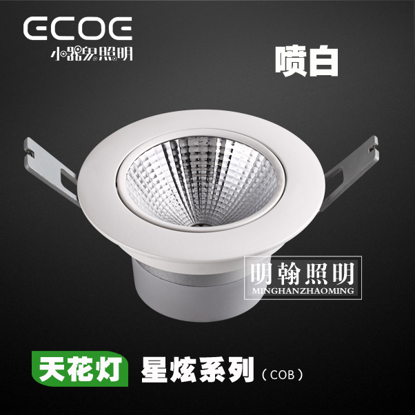 Little Ghost ┃ COB Ceiling Light Xingxuan Series High Gloss Spray White 3w│5w│7w