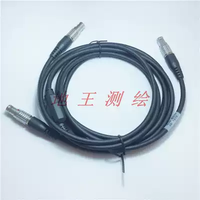 Leica total station Y-type data cable Leica total station connected to external battery GEV215(756365A)