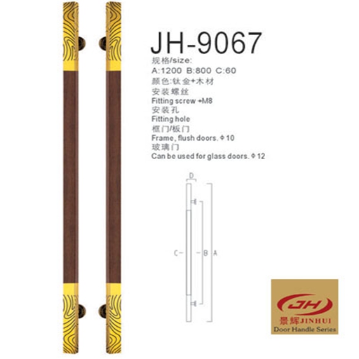 Luxury door handle Glass door Modern European handle Wooden door handle Rose gold crystal door handle