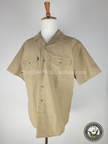 US NAVY US Navy Officer Senior Petty Officer Short Sleeve Khaki Shirt Shirt SMLXL