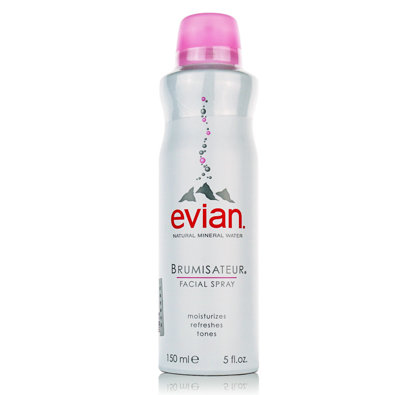 Evian/依云天然矿泉水喷雾150ml大喷补水保湿定妆 法国进口包邮