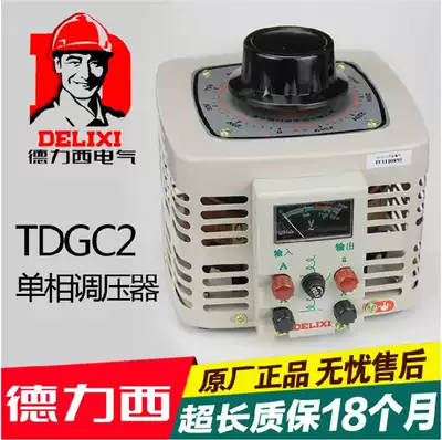 Delixi single phase voltage regulator 1000w input 220v TDGC2 1kva adjustable 0v-250v 1K