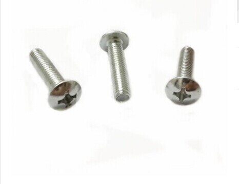 Galvanized cross big flat head screw big flat head screw big head screw (iron) M4*6 8 10
