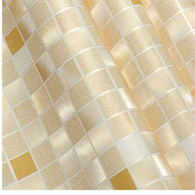 Three-dimensional small square bump modern minimalist simulation mosaic wallpaper living room TV background wall clothing store wallpaper