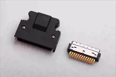 SCSI-50P connector SAN-M domestic 3M100350 plug MR-J2CN1 servo interface 15U gold-plated