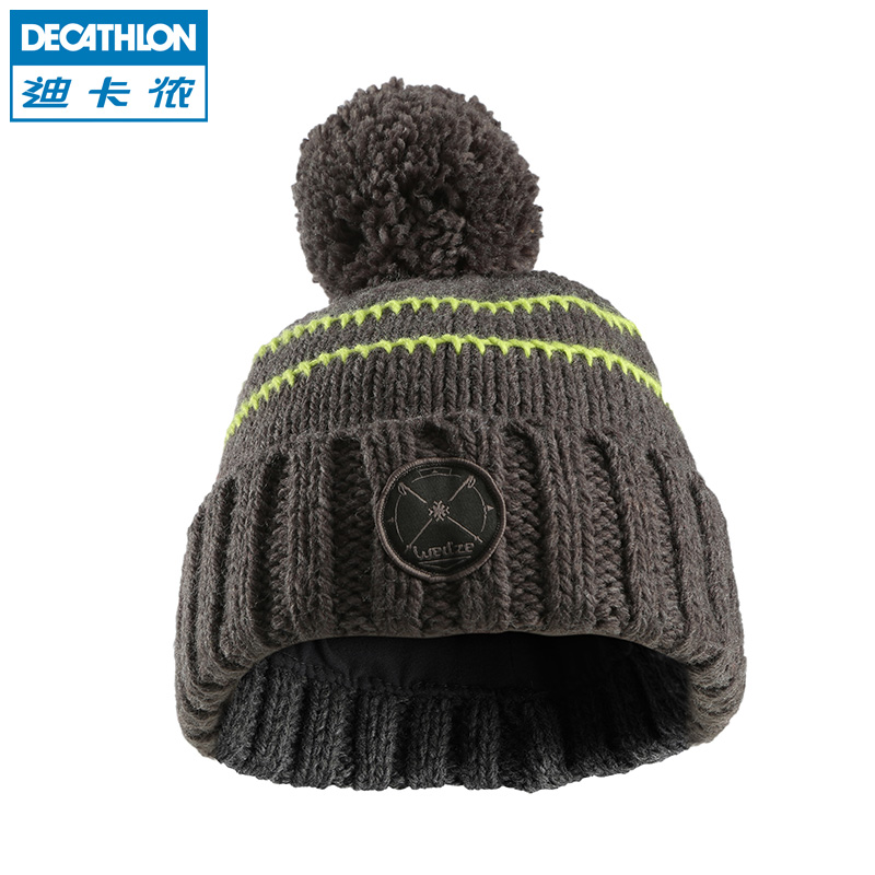 迪卡侬 儿童户外滑雪 保暖内衬 厚实舒适 滑雪帽 WED'ZE