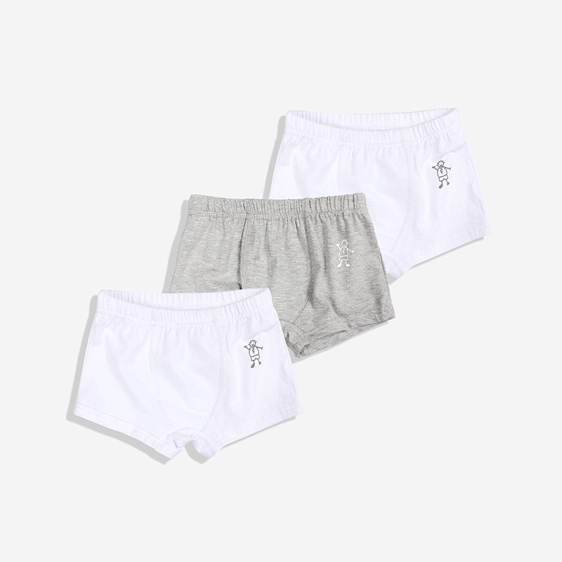 Child Clothing Children Summer Clothing Four-corner Underwear Pure Cotton Beating Bottom Small Inner Large Boy Boy Pro Skin Soft Four-corner Underpants
