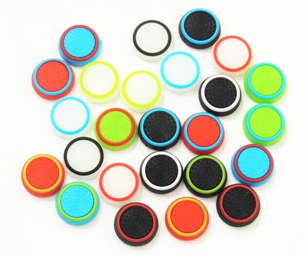 PS4 rocking lever cap PS4 bicolor silicone cap xbox one PS3 anti-slip cap protective sleeve