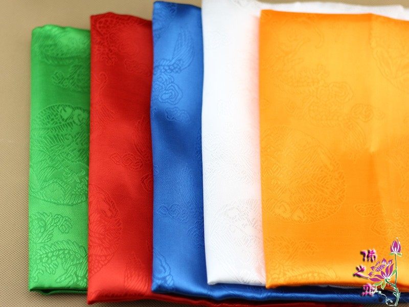 Dragon Phoenix Hada Five Color Hada Boutique and Jacquard Hada Gift Instrument supplies Tibet Tibetan Chuanhadang Tibetan Buddhism