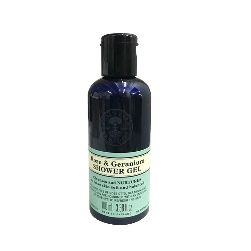 Neal‘s Yard Remedies英国NYR玫瑰天竺葵沐浴露100ml
