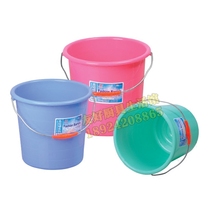 European thick drop-resistant plastic bucket portable large bucket bath washing Washing foot car wash bucket household water storage bucket