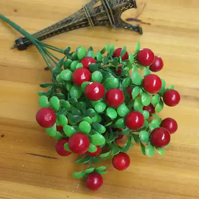 Simulation fake flower decorative bouquet plastic rich fruit pastoral simulation plant floral wholesale rich fruit ornaments dried flowers