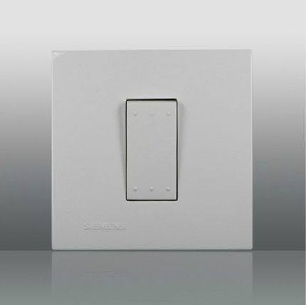 Siemens switch socket panel Lingzhi Bai series one midway switch open three - control multi - control switch