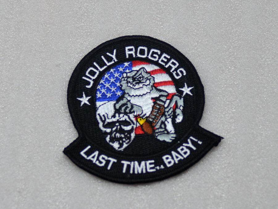 Last Time Baby VF-103 skeleton Jolly Rogers F-14TOMCAT Retired memorial badges