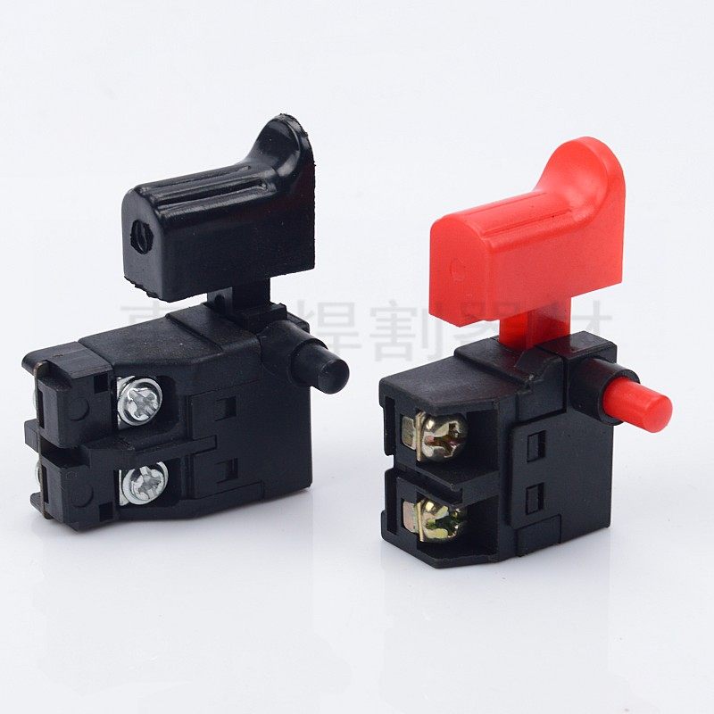 Power tool accessories Cloud stone machine switch electric hammer drill switch with self-lock key blower 6A cutting machine switch