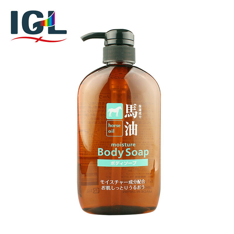 【保税区】日本熊野无硅油马油沐浴露600ml 锁水保湿止痒控油清香